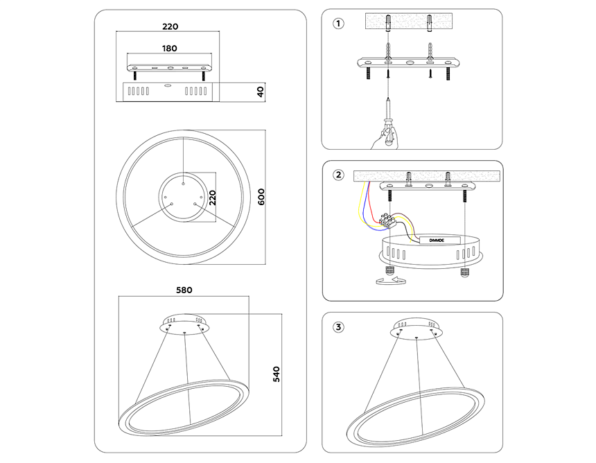 FA4342 WH белый 48W 3000K/4200K/6400K D580*540 (ПДУ РАДИО 2.4G) FA4342 WH белый 48W 3000K/4200K/6400K D580*540 (ПДУ РАДИО 2.4G)